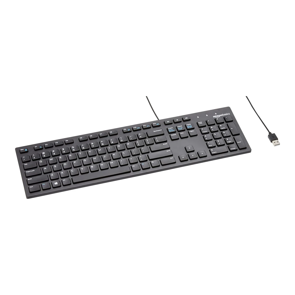 Amazon Basics Wired QWERTY Keyboard
